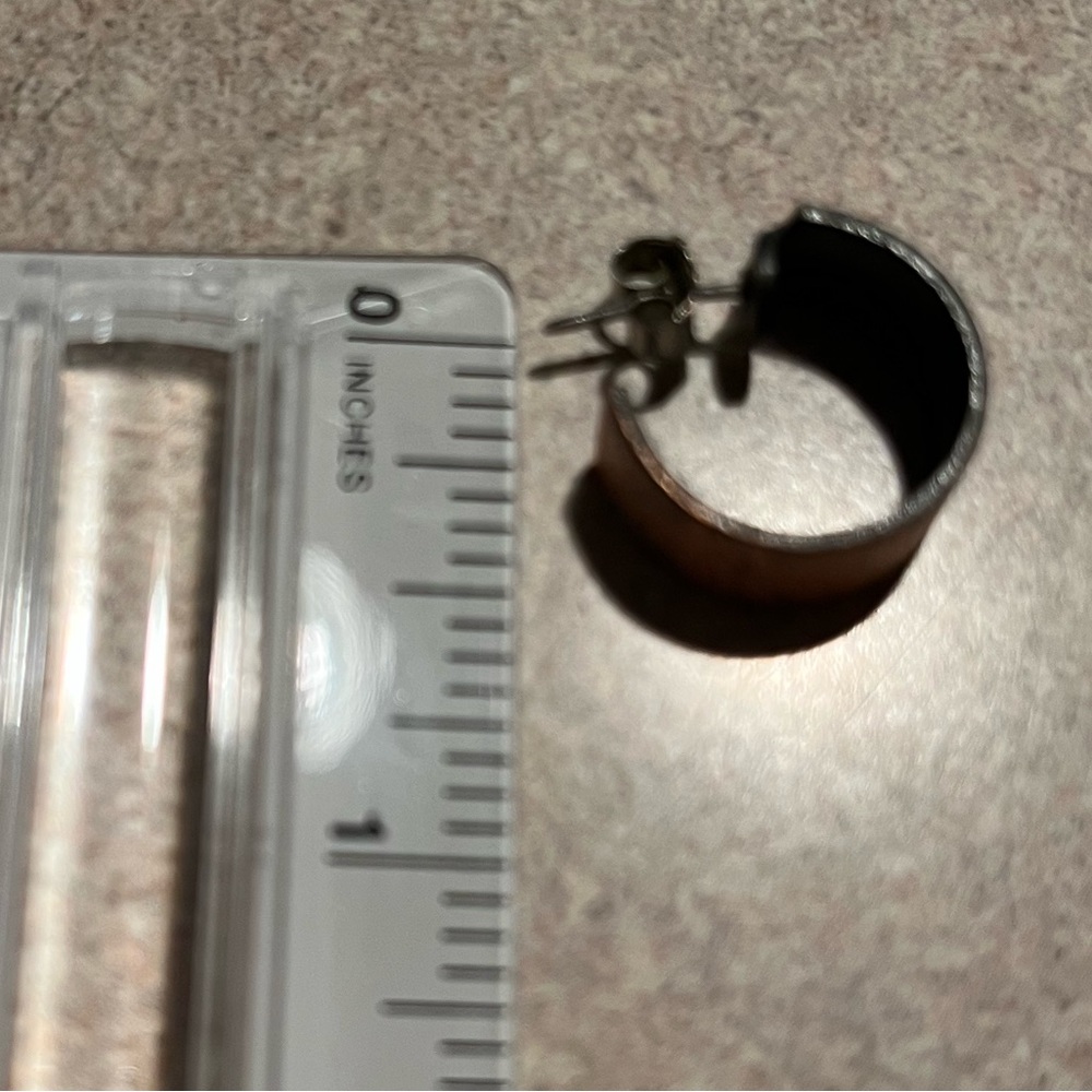 Copper hoops - Picture 2 of 3